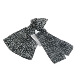 Rebecca Minkoff Womens Hat & Arm Warmers Black One Size